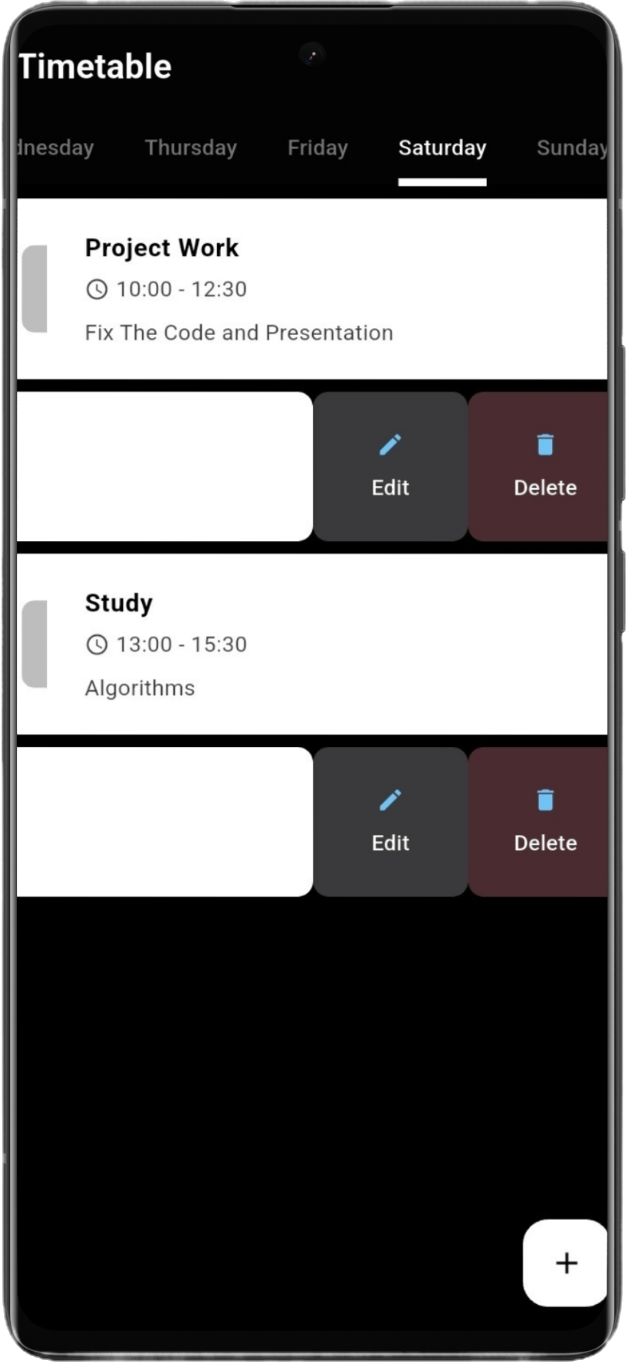 Edit/Delete Slider