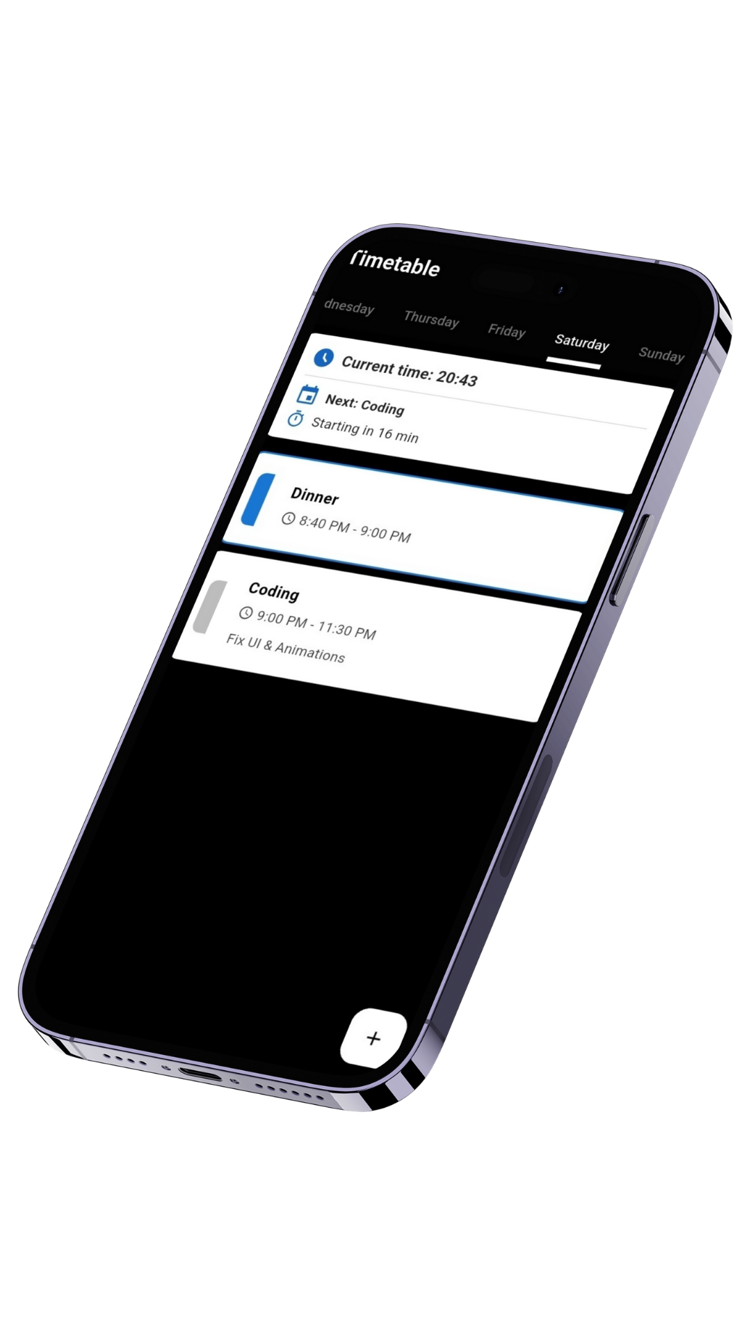TimeTable App Preview